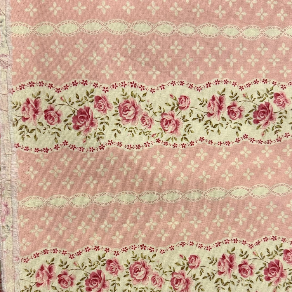 Floral Pink fabric by the yard